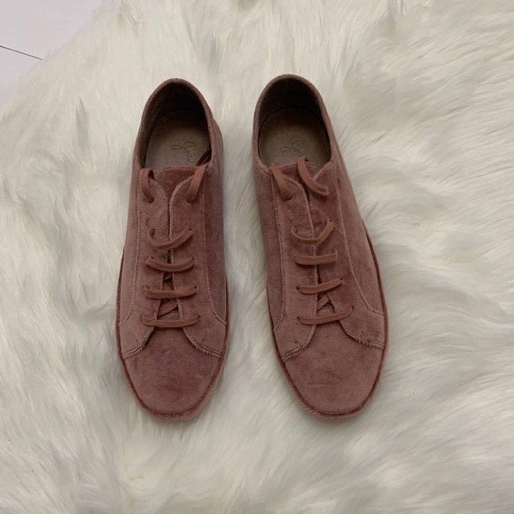 - New Joie DarylLight Mauve Velvet Sneakers - Picture 6 of 6